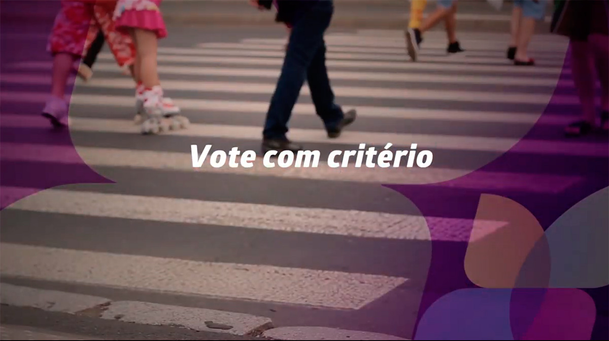 imagem do vídeo da campanha vote com critério - Floripa Sustentável